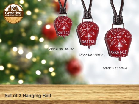 Cow Bell With Leather Handle