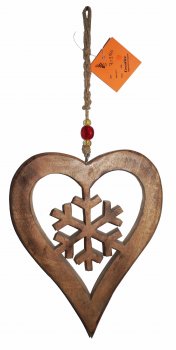 Heart With Snowflake Creative International Exports products