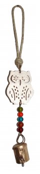 METAL OWL WITH BELL Creative International Exports products